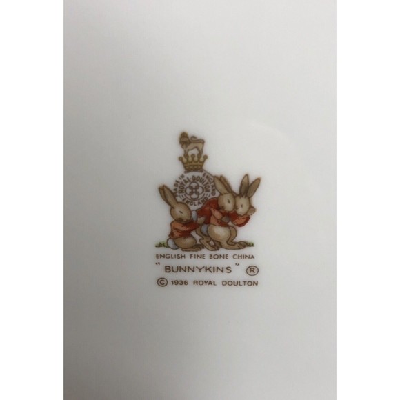Royal Doulton Bunnykins 3 Piece Set Plate Bowl Cup Fine Bone China Collection - Picture 9 of 9